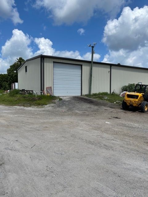 Heavy Industrial Property - 4 Acres Lay Up Yard, Warehouse, Office : 5101 W Eau Gallie Blvd, Melbourne, FL 32934